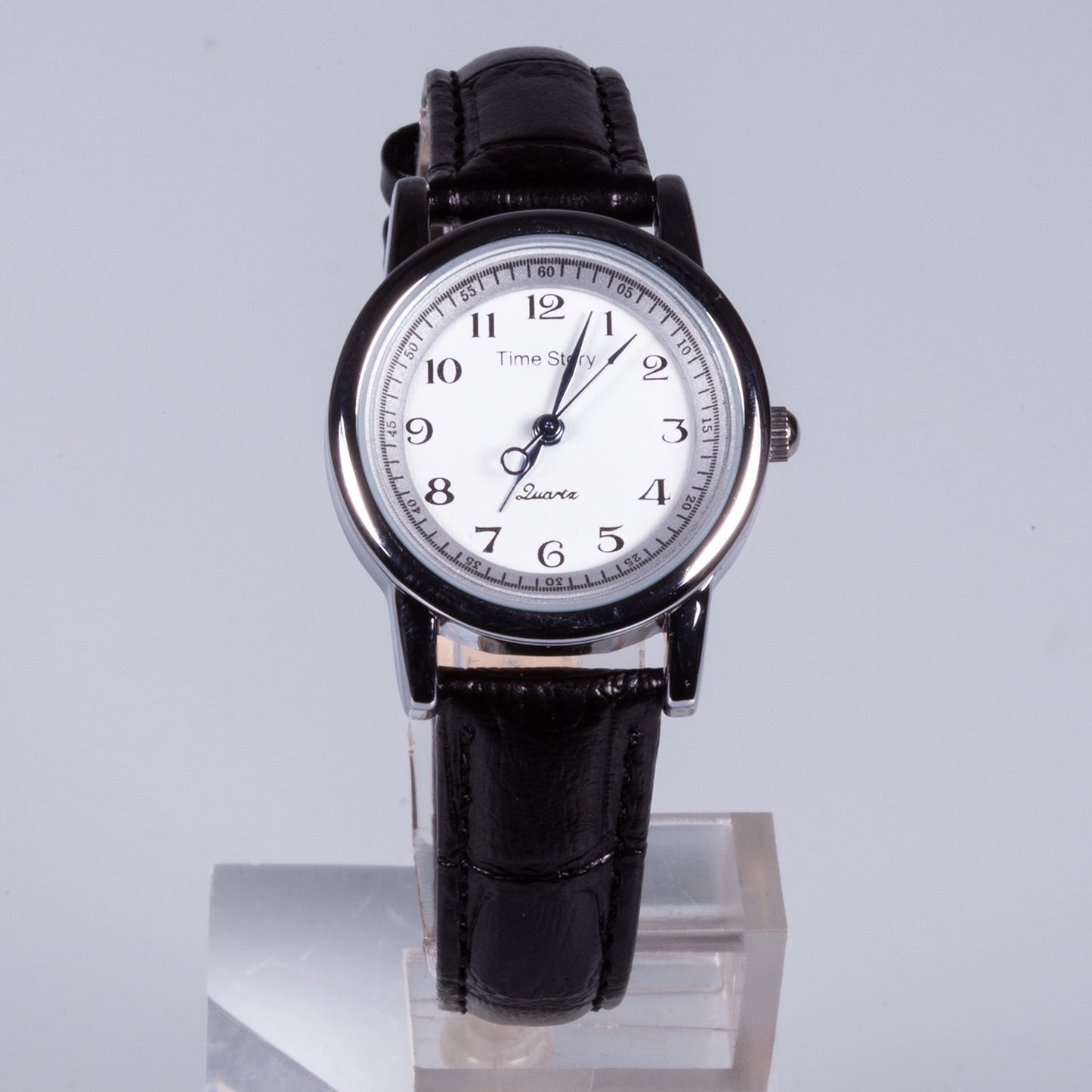 Uhr aus goldplattierter Legierung mit weißem Emporia® Kristall
