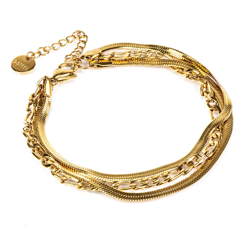 Armband aus goldplattiertesr Legierung