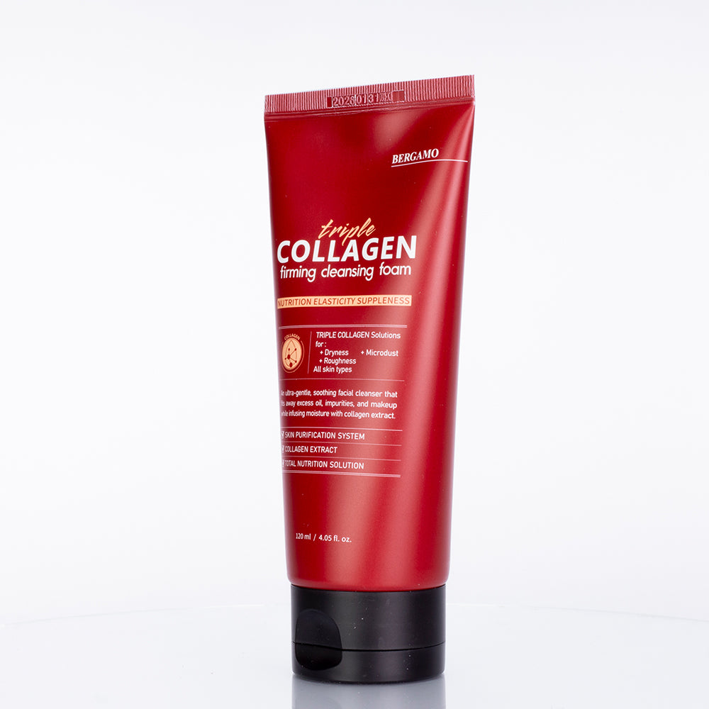 Bergamo Dreifach-Kollagen straffender Reinigungsschaum