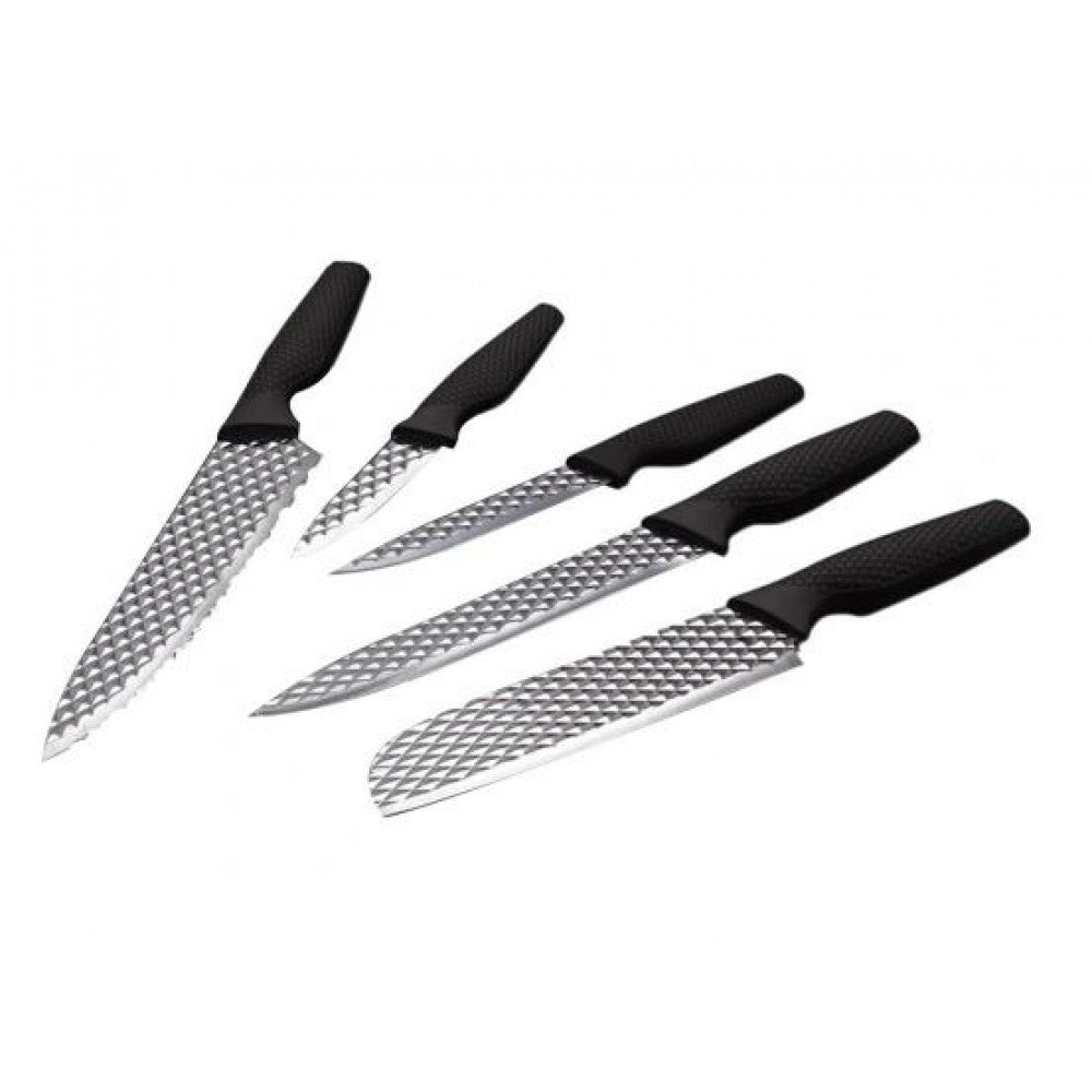 5-teiliges Messerset, schwarz 1
