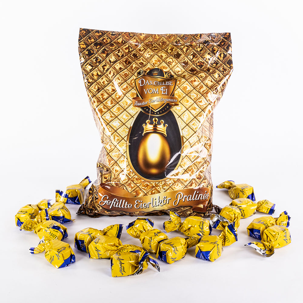 1 kg Mit Eierlikör gefüllte Zartbitterpralinen