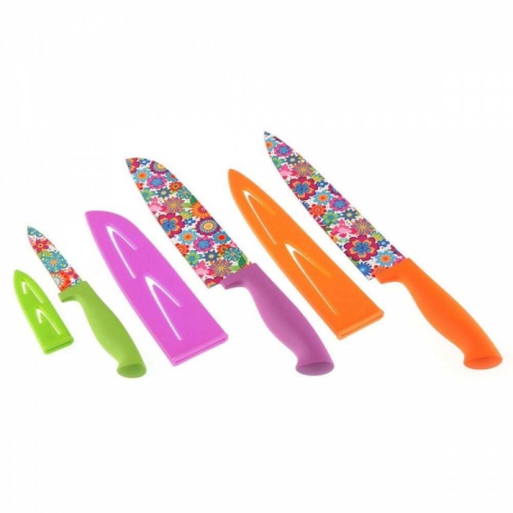 3-teiliges Messerset, bunt 1