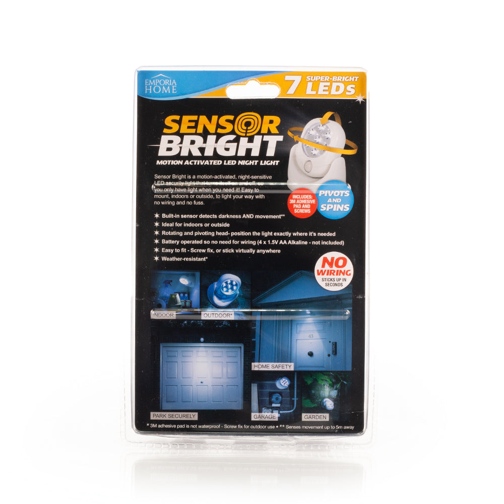 Emporia Home Sensor Bright Lampe mit Bewegungsmelder für den Innen- und Außenbereich