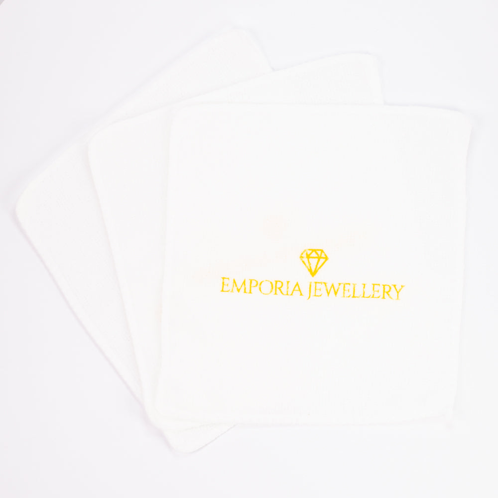 EMPORIA 3-teiliges Set mit Schmuckreinigungstücher mit Nano Clear Technologie