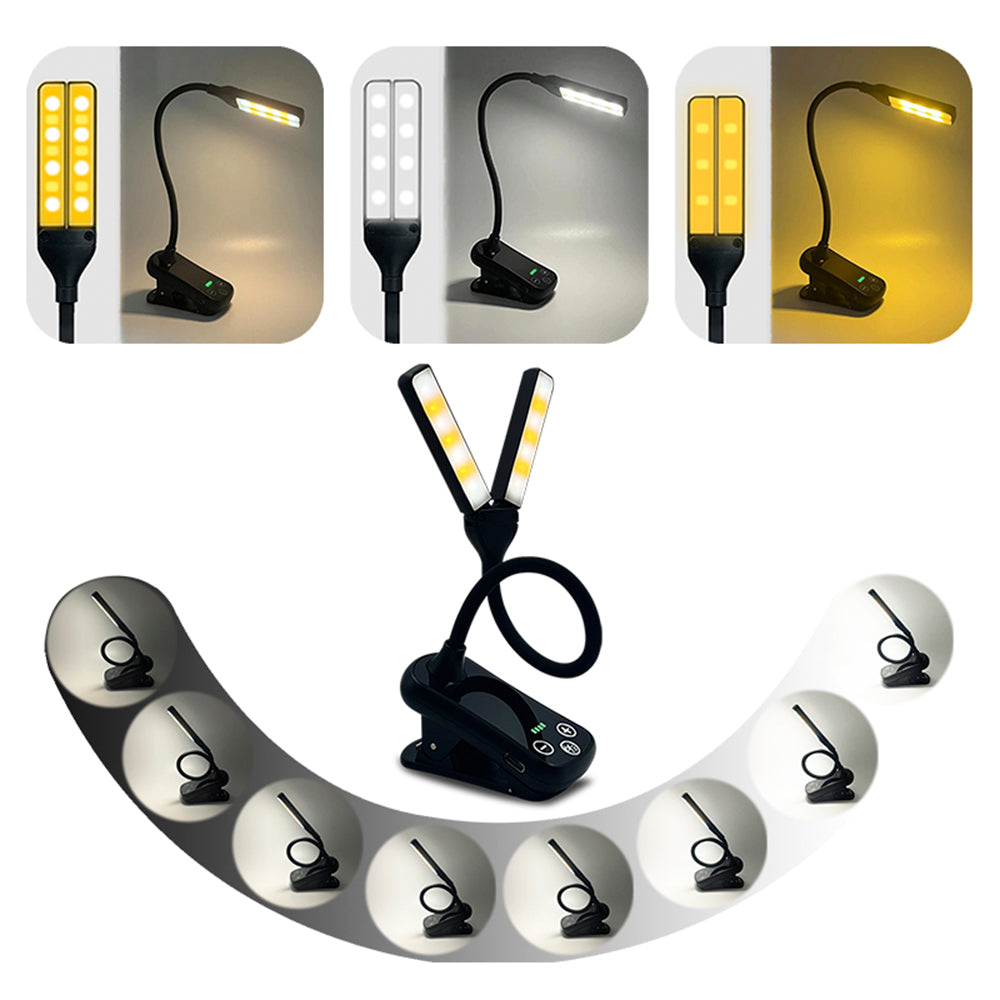 Lumeflex Leselampe mit zwei Köpfen