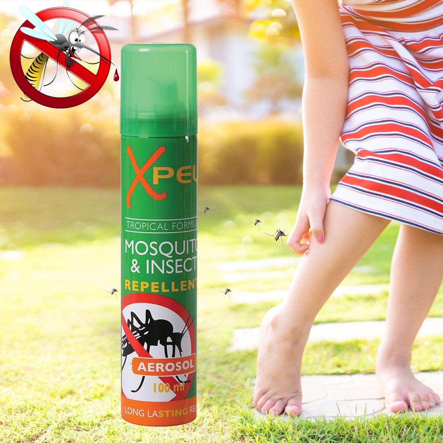 Ultralang wirkender Aerosolspray gegen Mücken und Insekten für Erwachsene - 100 ml