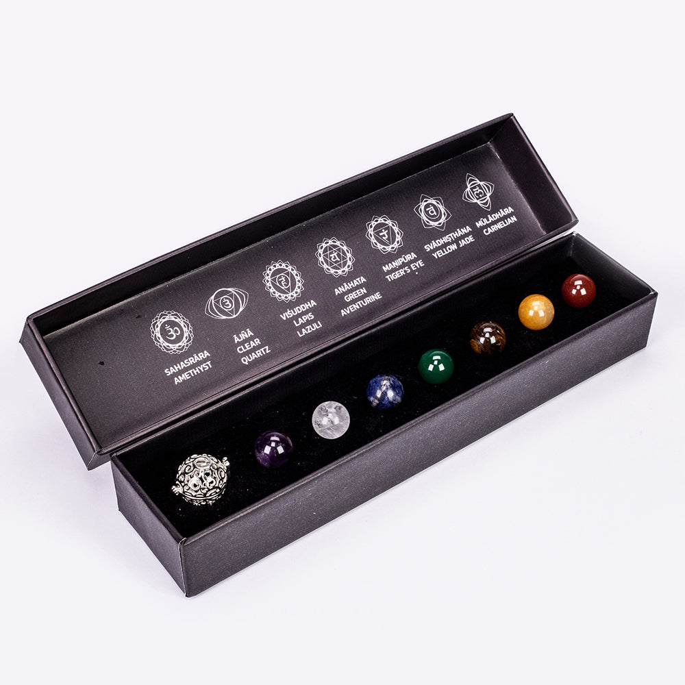 Halskette aus goldplattierter Legierung mit Amethyst und klarem Quarz