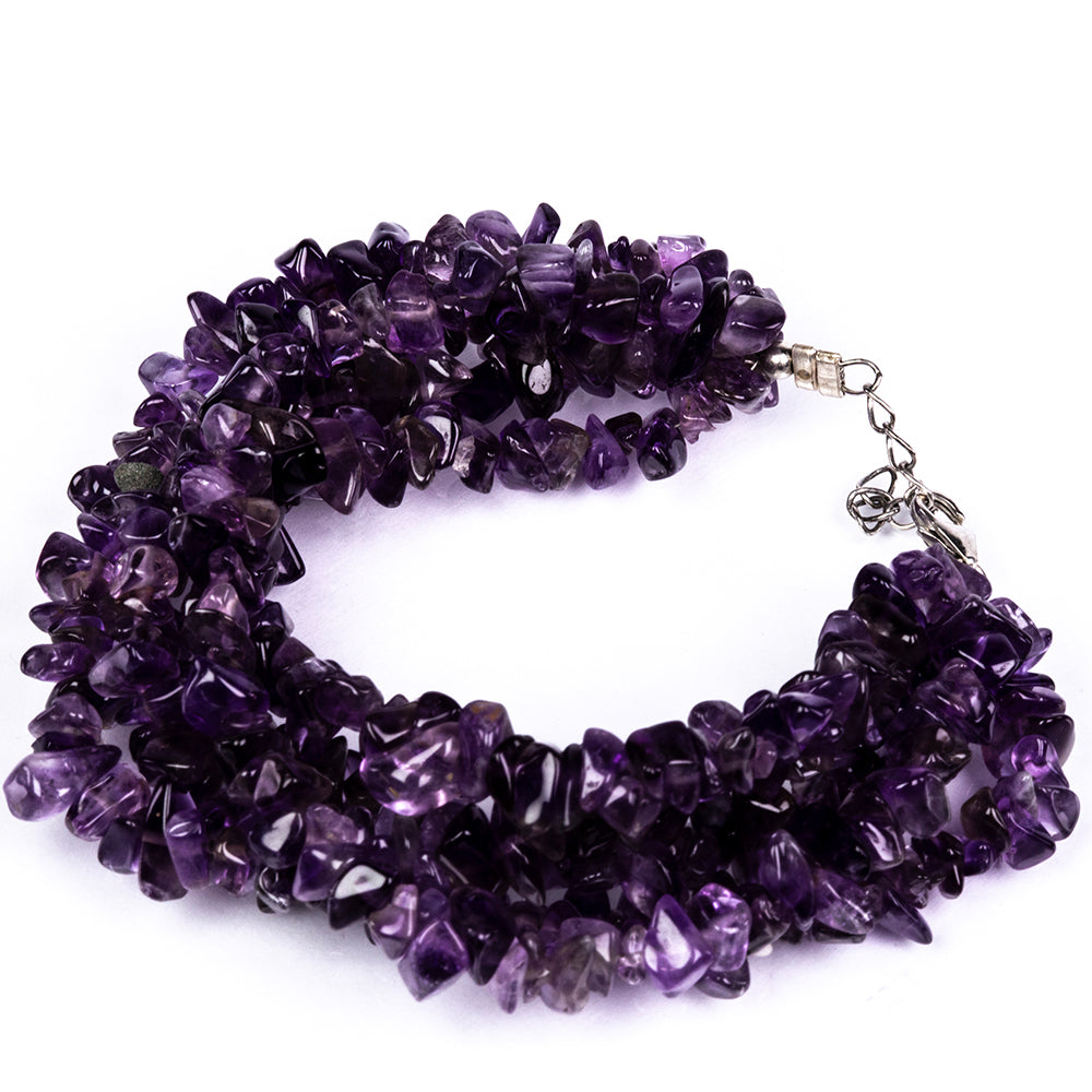 Silberarmband mit Amethyst