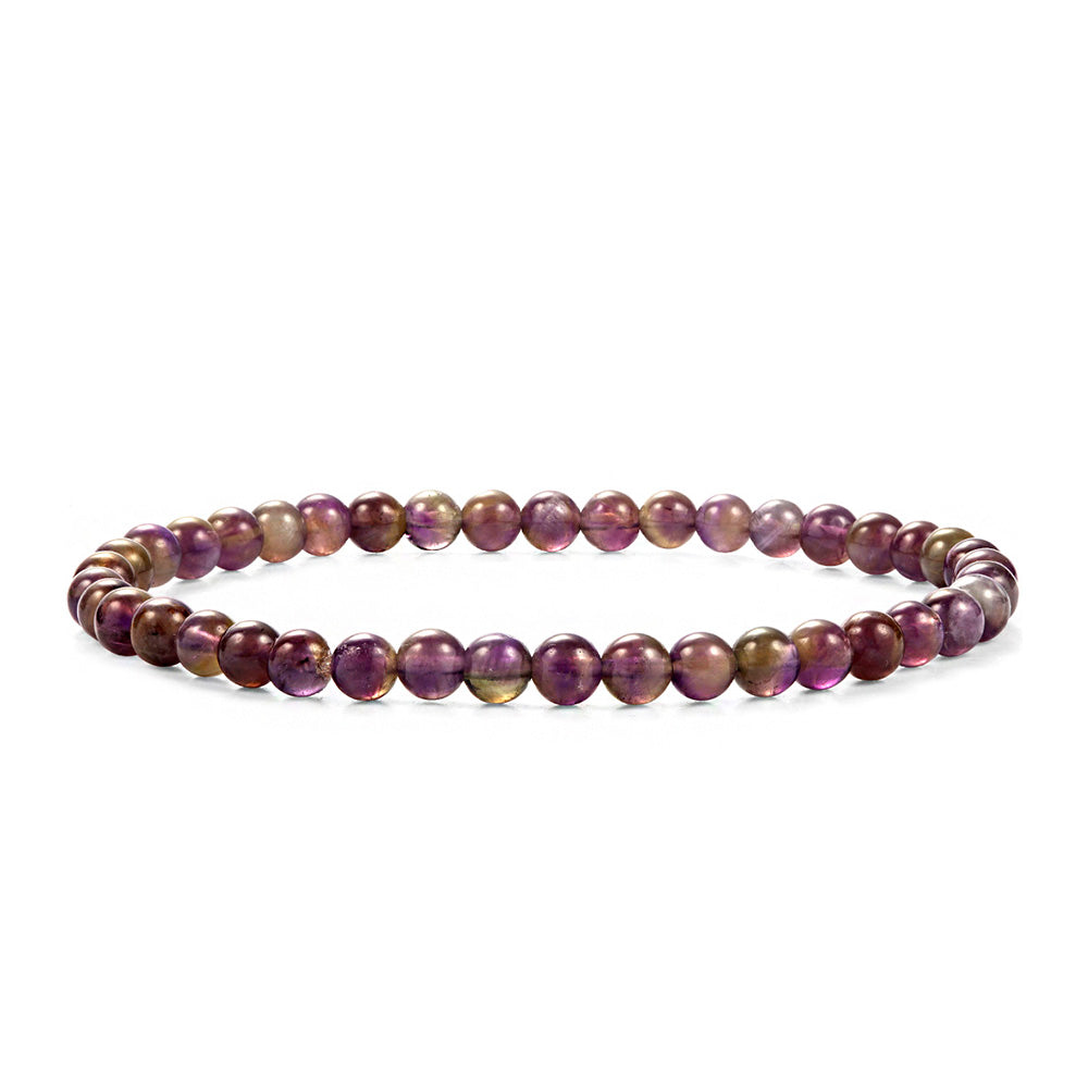Schmuckgarnitur aus Nugget mit Amethyst und Rosenquarz