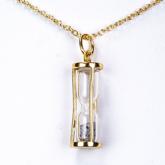 Halskette aus goldplattierter Legierung mit Tansanit