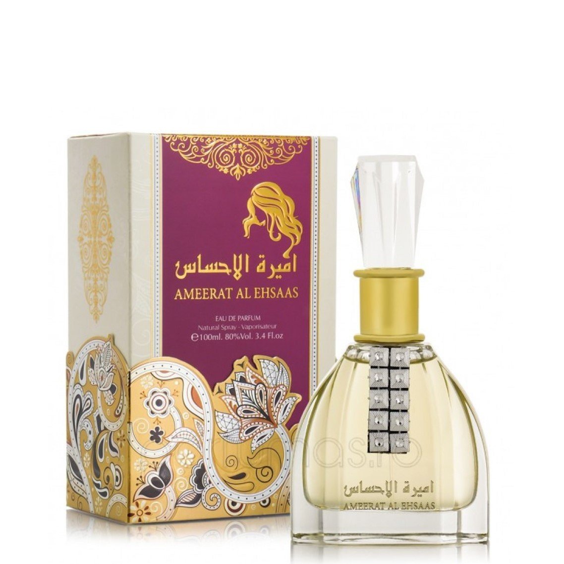 100 ml Eau de Perfume Ameerat Al Ehsaas Spicy Fruity Fragrance for Women 1