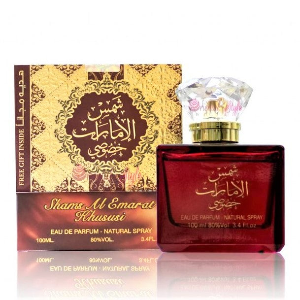 100 ml Eau de Parfum Shams Emarat Khususi floraler Vanilleduft für Frauen 1