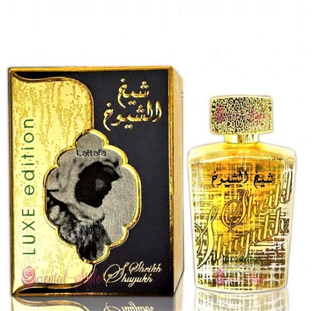100 ml Eau de Parfum Sheikh Shuyukh Luxe würziger Karamellduft für Männer 1