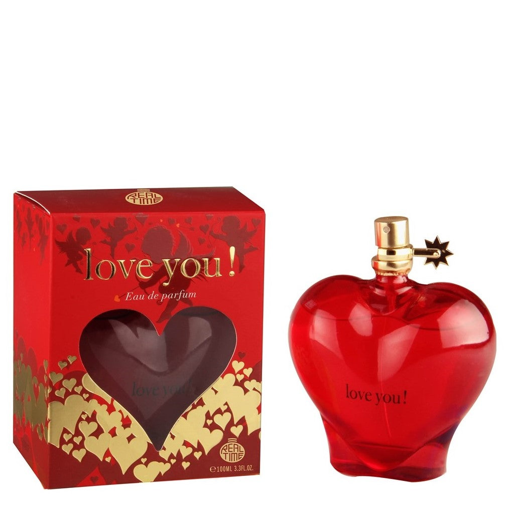 100 ml Eau de Parfum "LOVE YOU RED" Fruchtiger floraler Moschusduft für Frauen