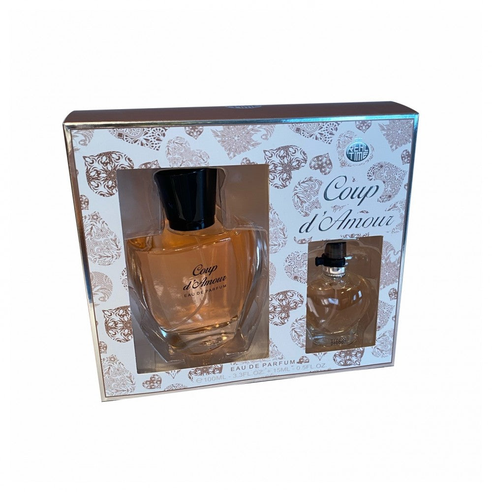 100 ml + 15 ml Eau de Parfum "COUP D’AMOUR" Orientalischer floraler Duft für Frauen