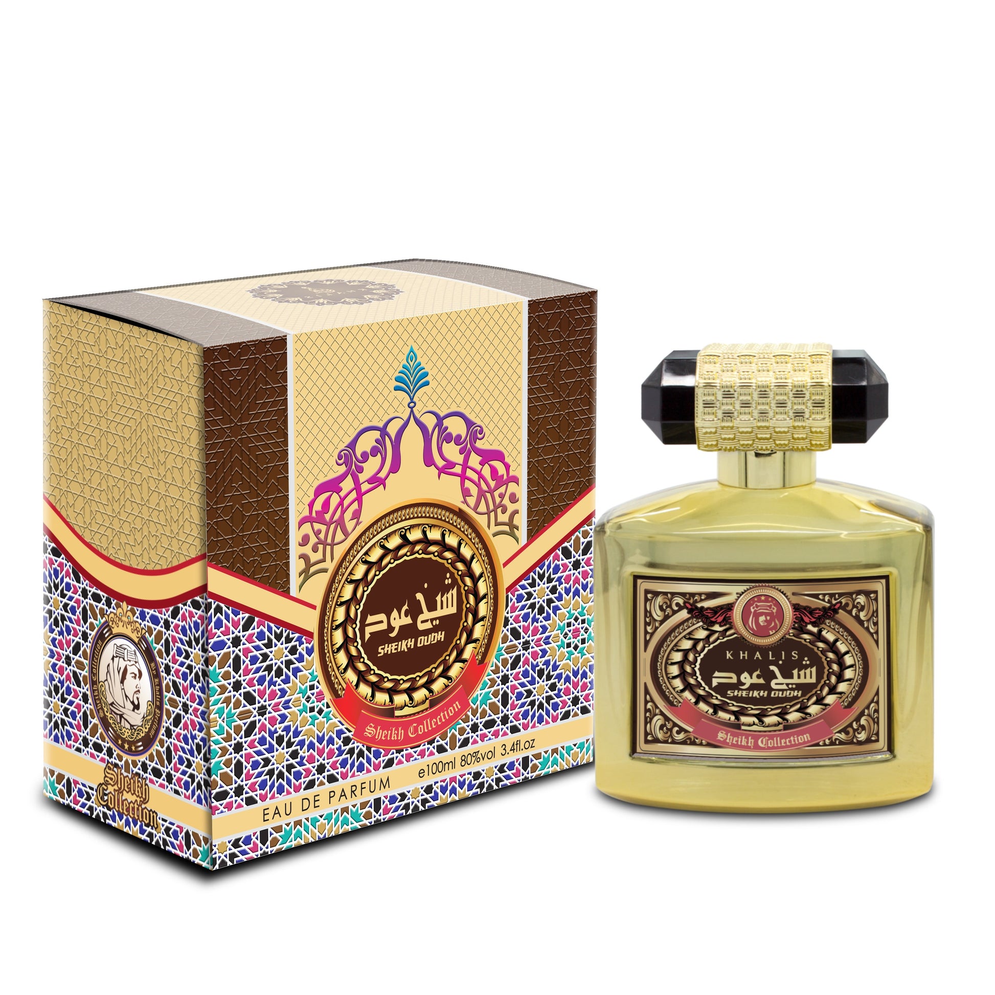 100 ml Eau de Parfum SHEIKH OUDH Würziger Oud-Duft für Männer 1
