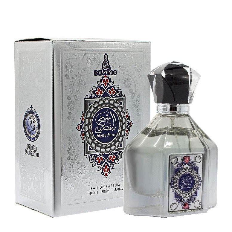 100 ml Eau de Parfum SHEIKH SILVER Süßer orientalischer Duft für Männer 1