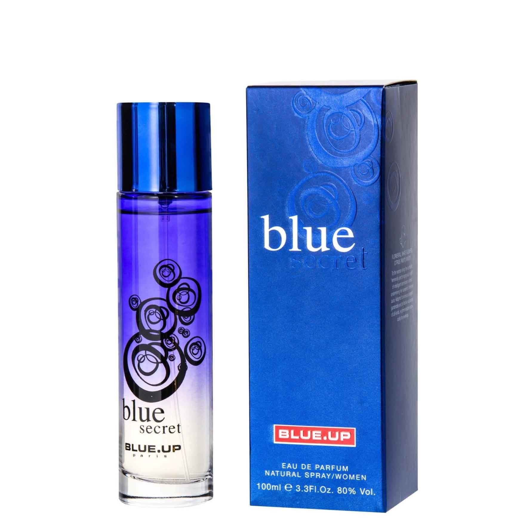 100 ml Eau de Parfum SECRET BLUE Würziger fruchtiger Moschusduft für Männer 1