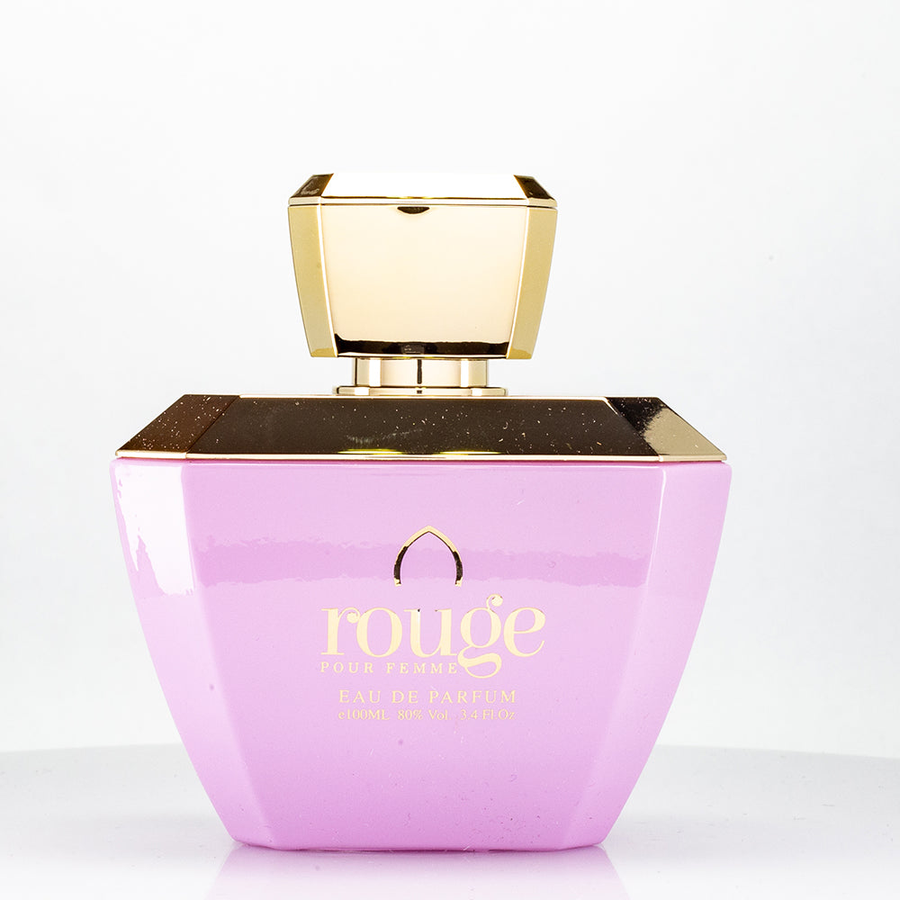 100 ml Eau de Perfume ROUGE Fruity Floral Fragrance for Women (Top: Pear, Blackcurrant, Aldehydes / Middle: Iris, Jasmine, Orange blossom / Base: Plarine, Vanilla, Patchouli, Tonka) 1