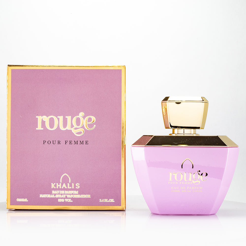100 ml Eau de Perfume ROUGE Fruity Floral Fragrance for Women (Top: Pear, Blackcurrant, Aldehydes / Middle: Iris, Jasmine, Orange blossom / Base: Plarine, Vanilla, Patchouli, Tonka) 2