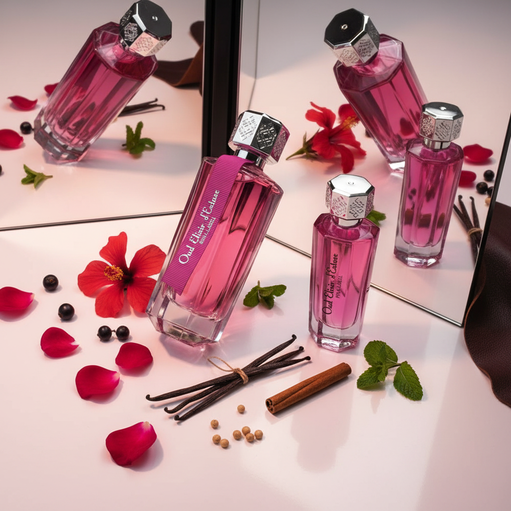 EDP 100ml + 30 ml "Oud Elixir Pink" - floraler orientalischer Duft