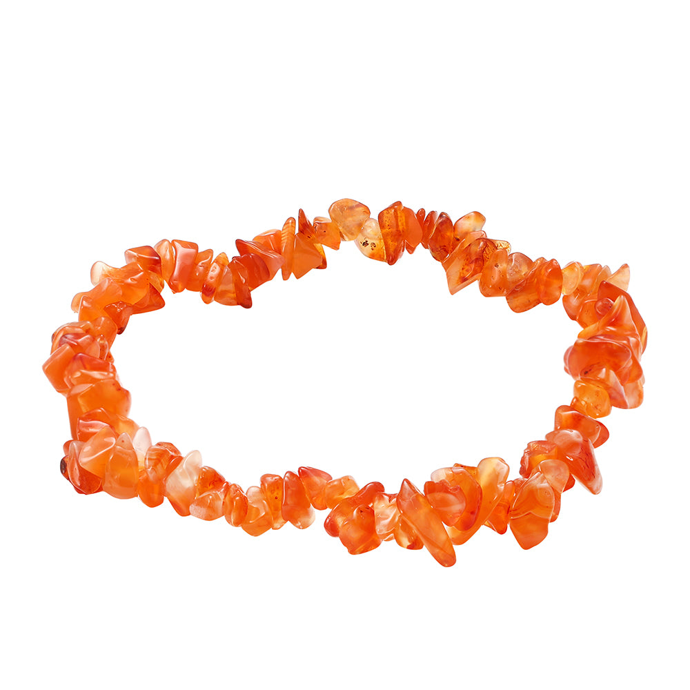 Schmuckgarnitur aus Nugget mit Amethyst und Karneol