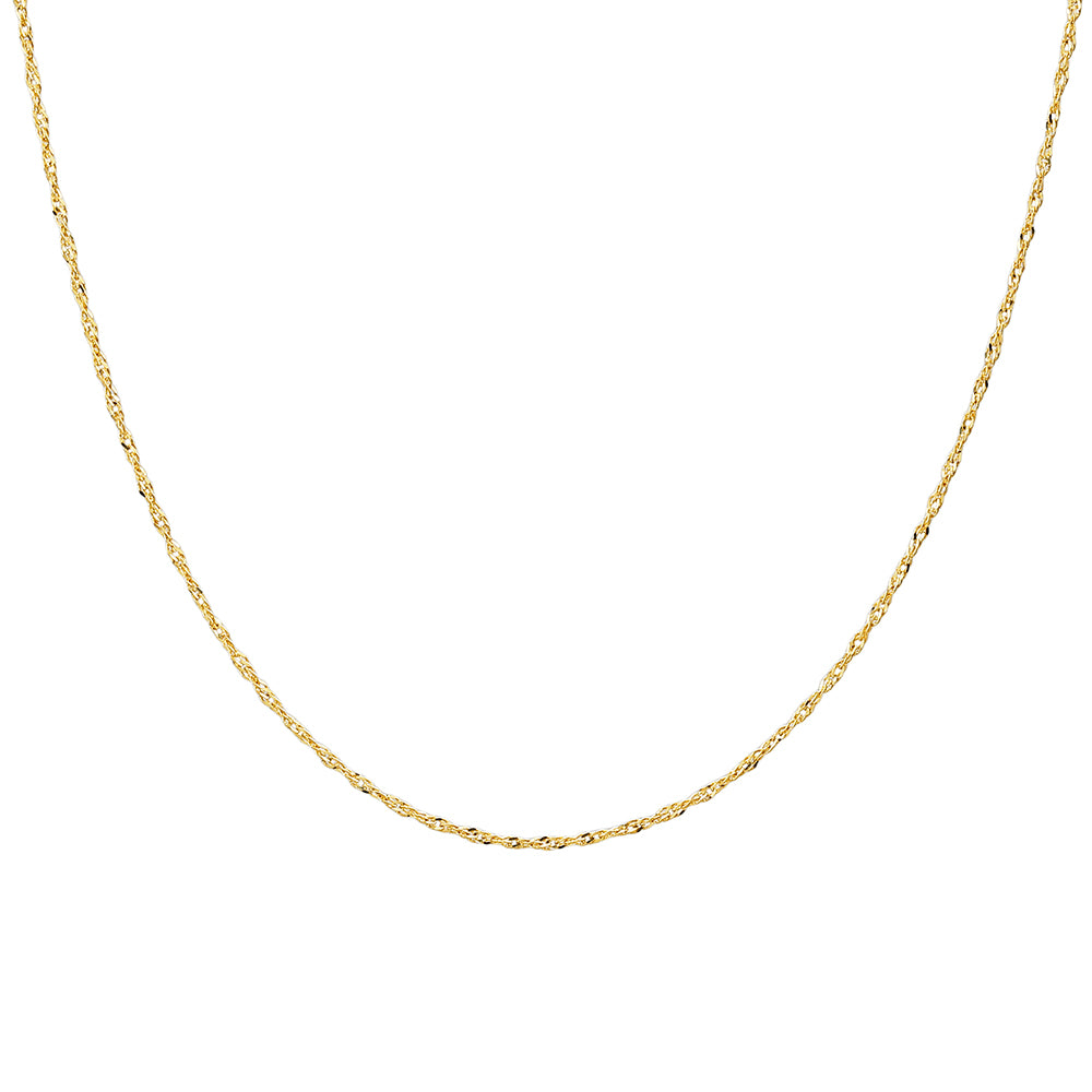 Goldplattierte Silberhalskette