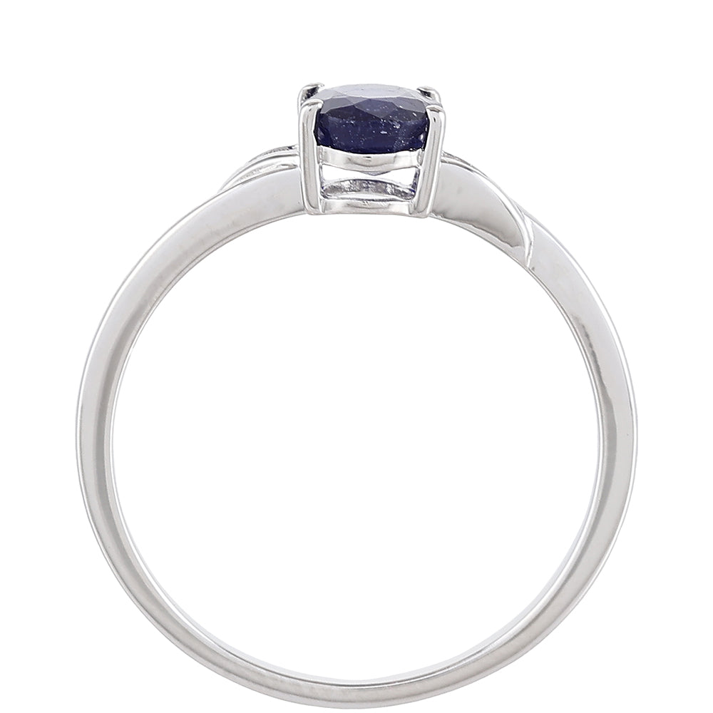 Silberring mit Thai Saphir