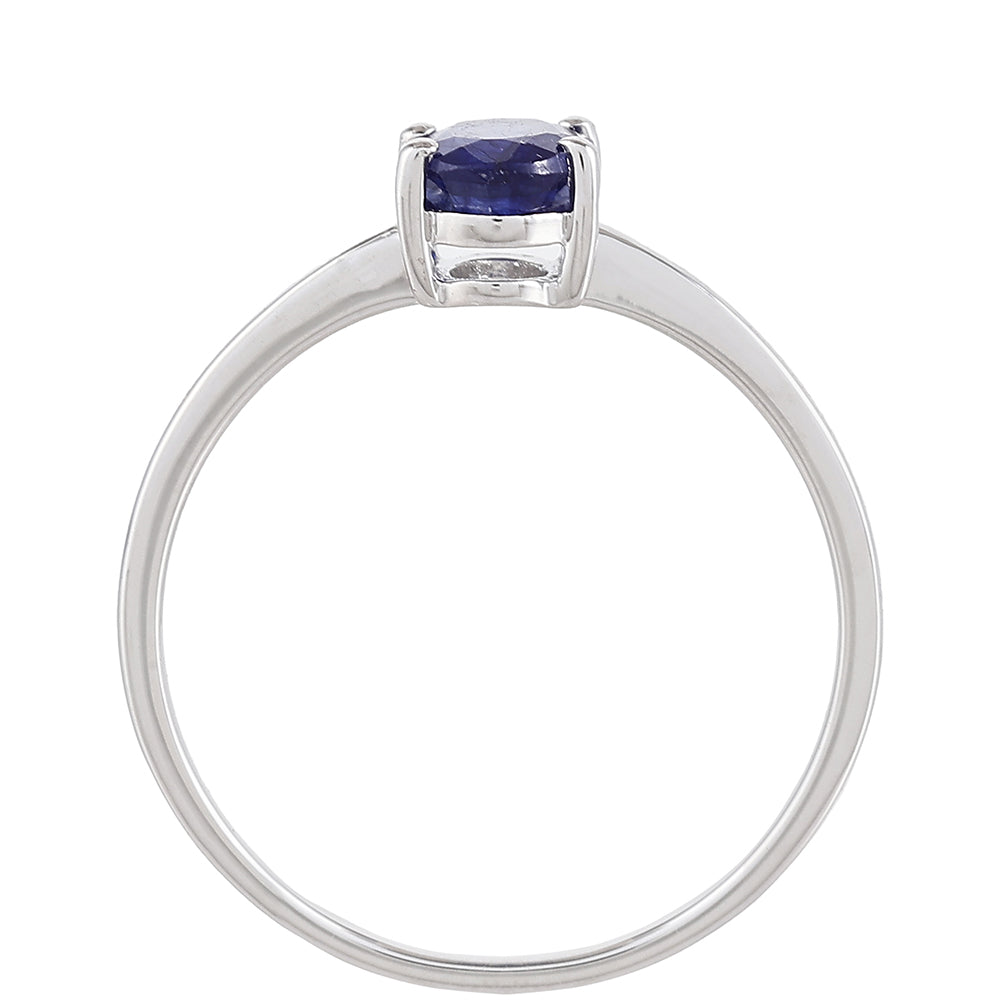 Silberring mit Thai Saphir
