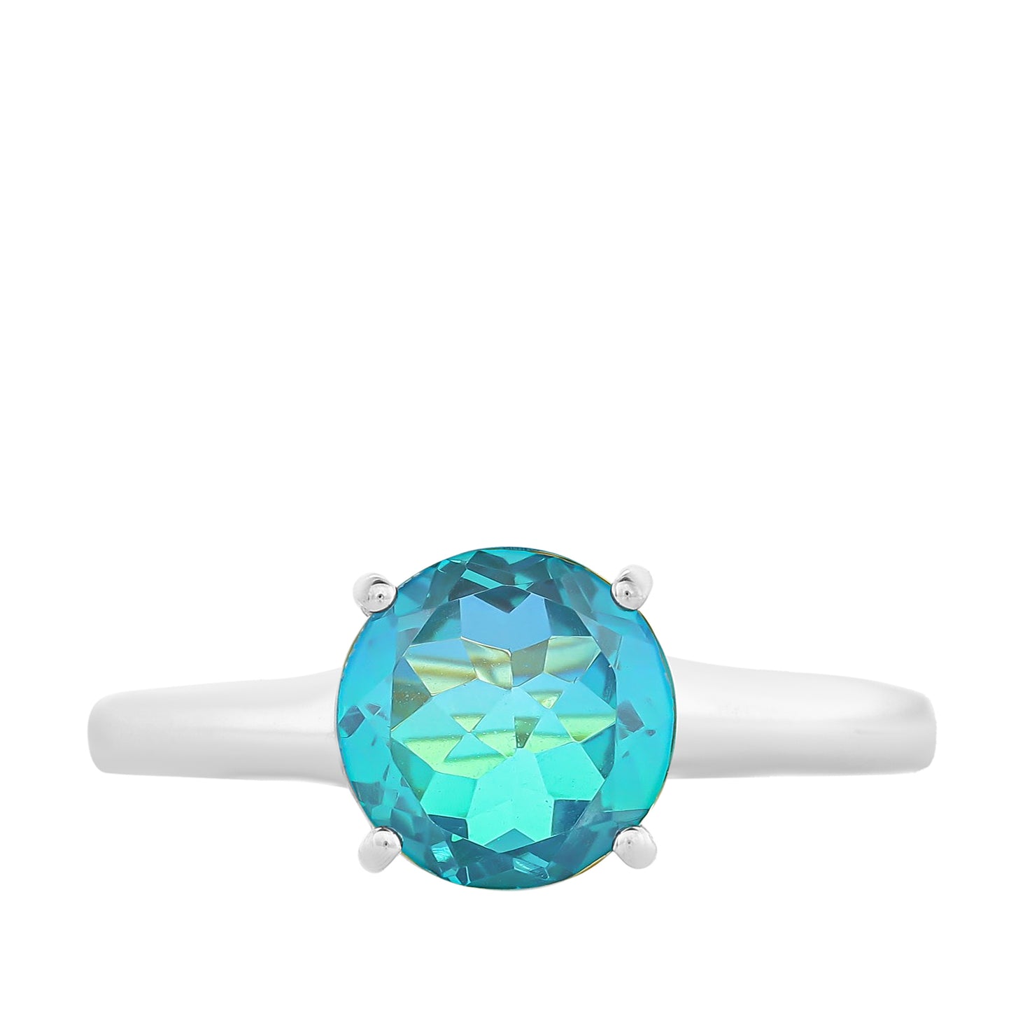 Silberring mit Pfauenquarz