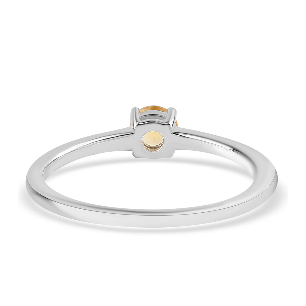 Silberring mit Zitrin