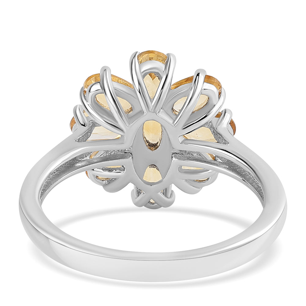 Silberring mit Zitrin