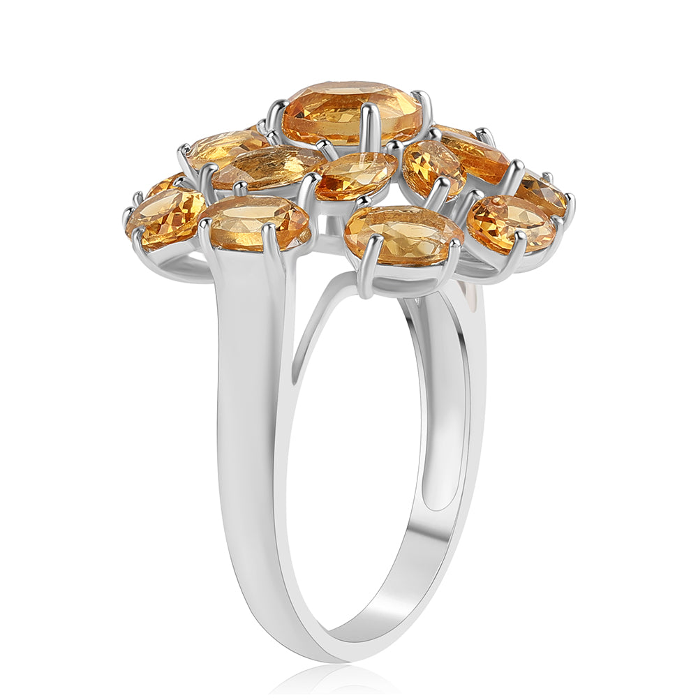 Silberring mit Zitrin