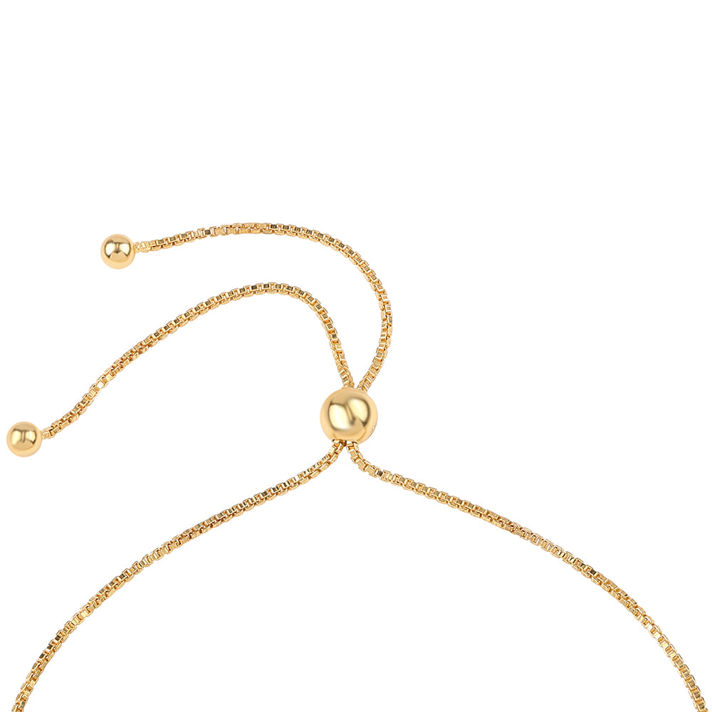 Goldplattiertes Silberarmband mit Rose De France Amethyst und Zitrin