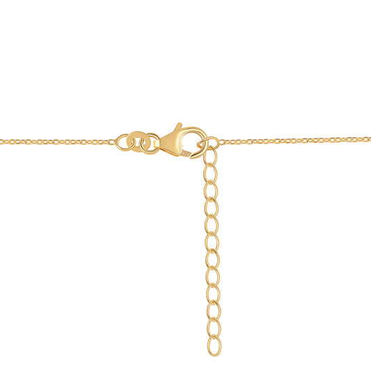 Goldplattierte Silberhalskette mit Iolith