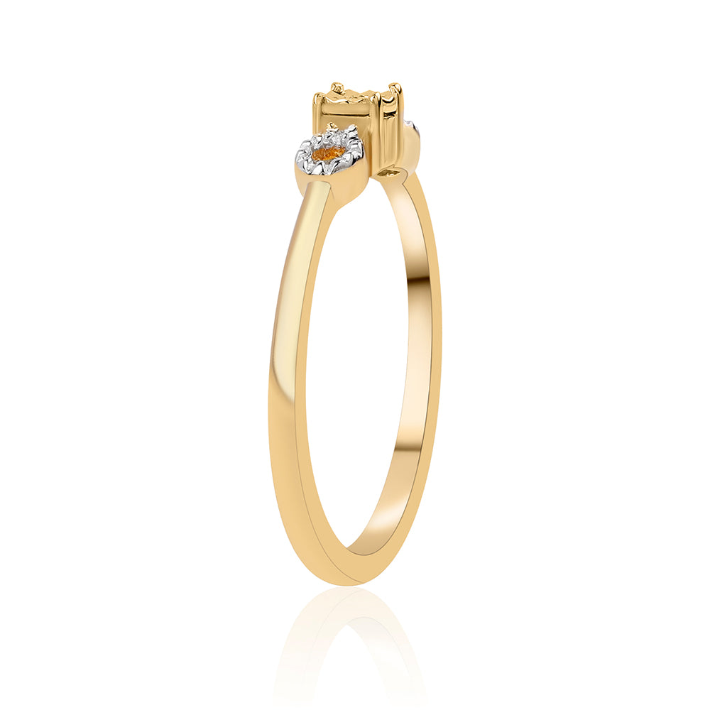 schmuckgarnitur aus Goldplattierte Silber mit blauem Diamant