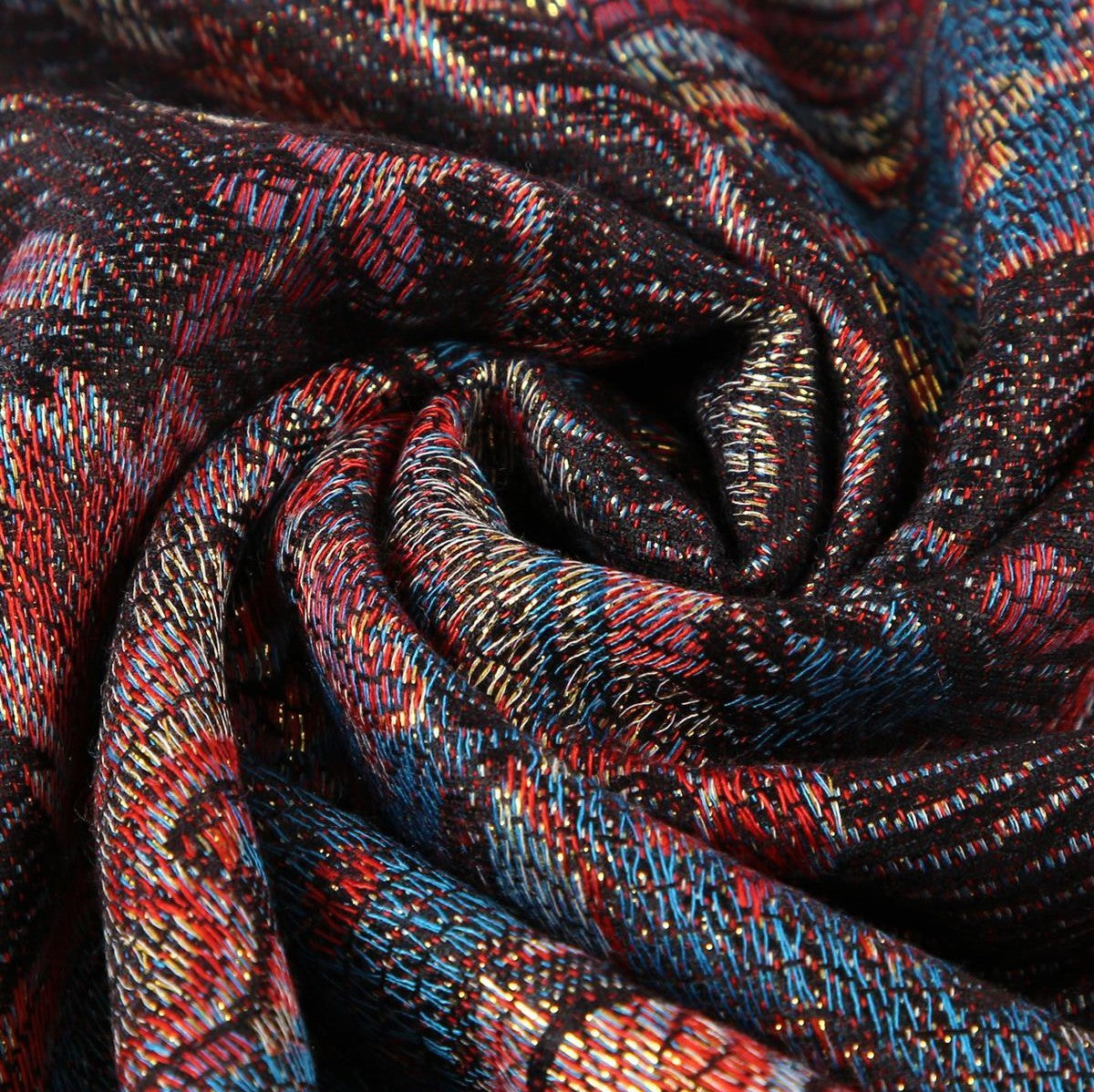 100% Real Pashmina Cashmere Scarf, 70 cm x 180 cm, Multicolor Black, 100% Pashmina Cashmere 2