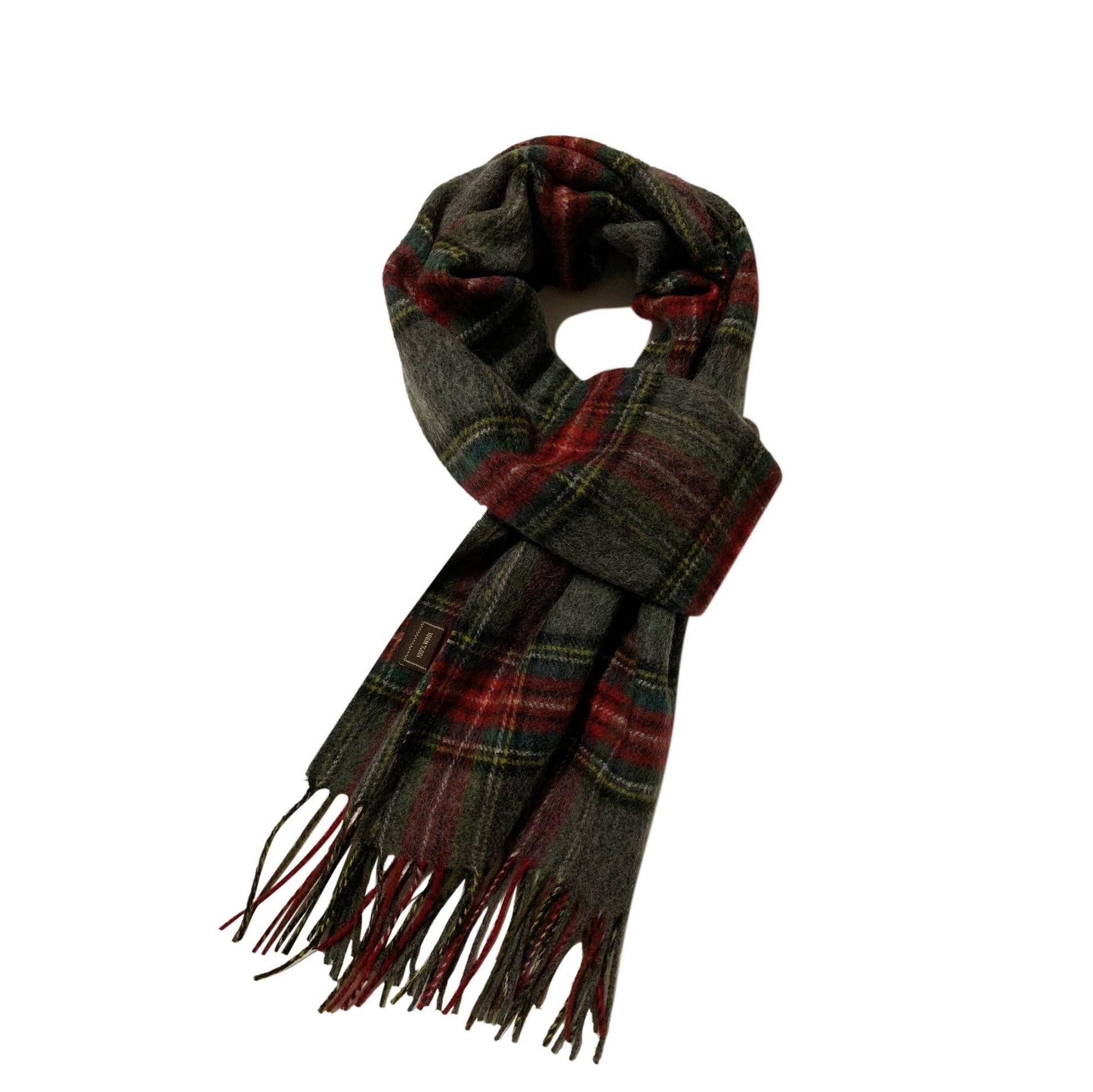100% Wool Scarf, 30 cm x 165 cm, Burgundy, 100% Wool 1