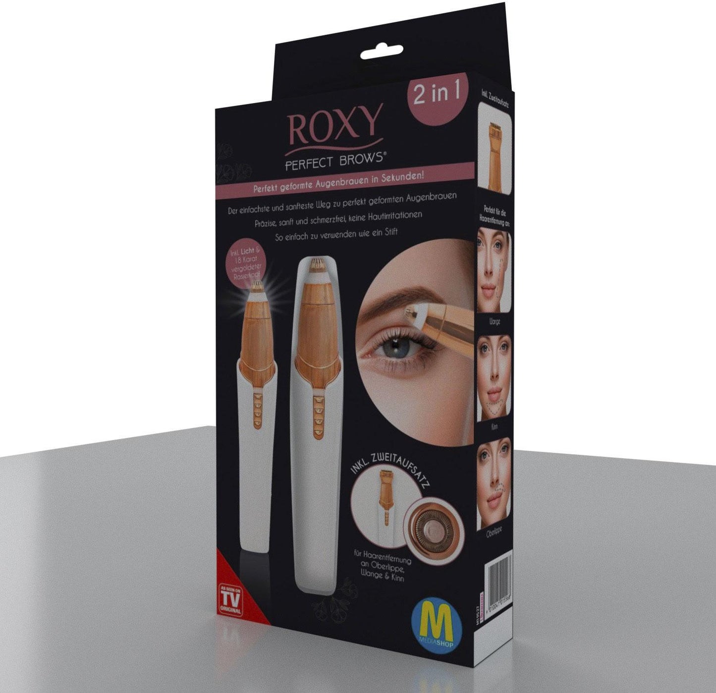 Roxy Perfect Brows 2-in-1 Augenbrauenformer und Gesichtshaarentferner