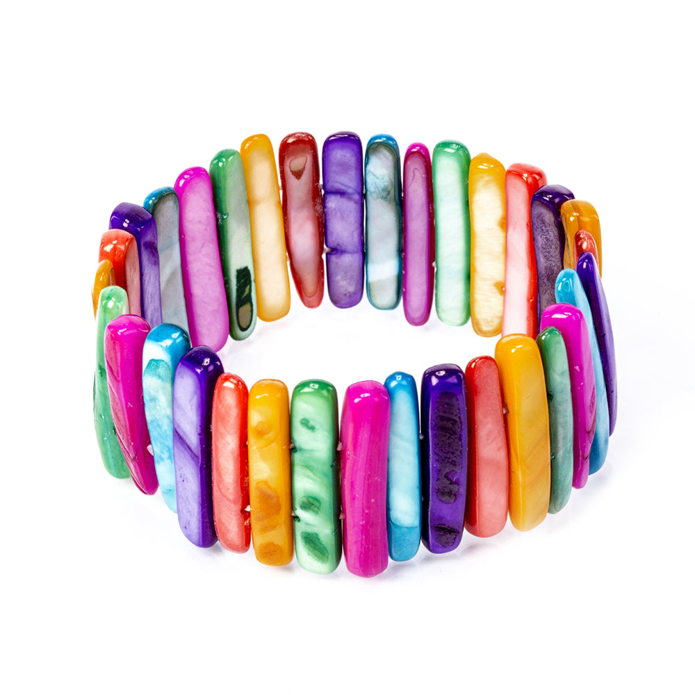 Nugget Armband mit Perlmutt
