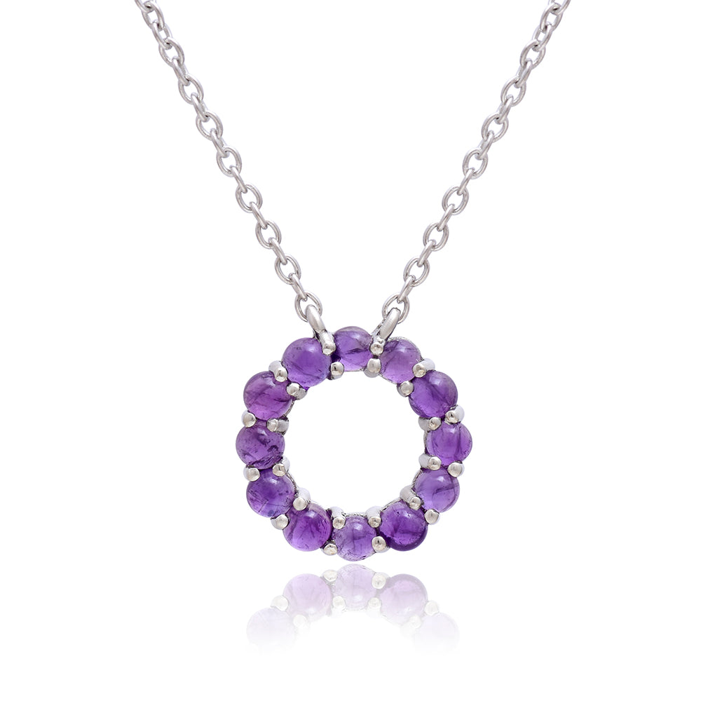 Silberanhänger mit marokkanischem Amethyst