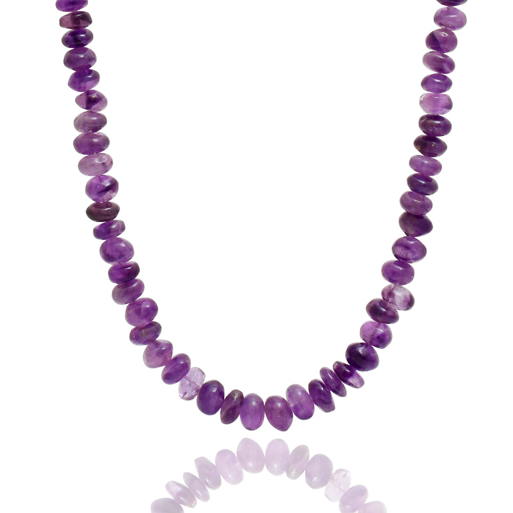 Silberarmband mit brasilianischem Amethyst