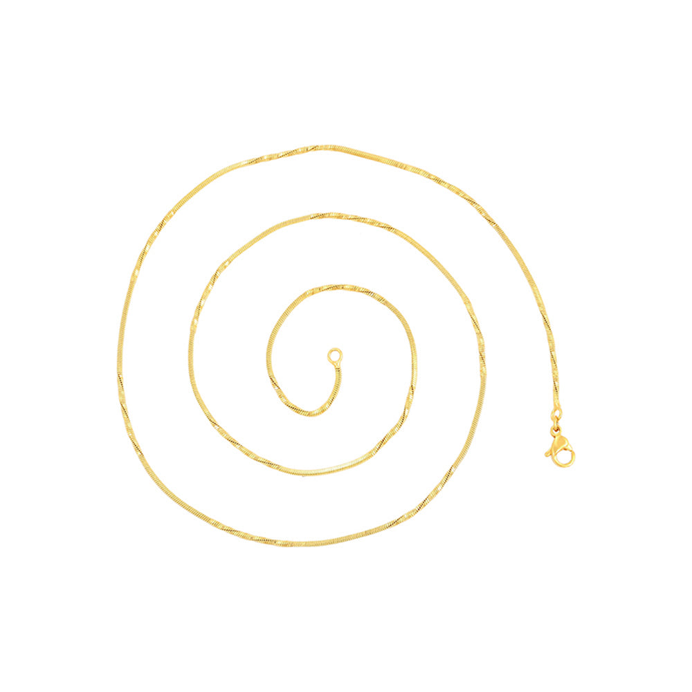 Halskette aus goldplattierter Legierung