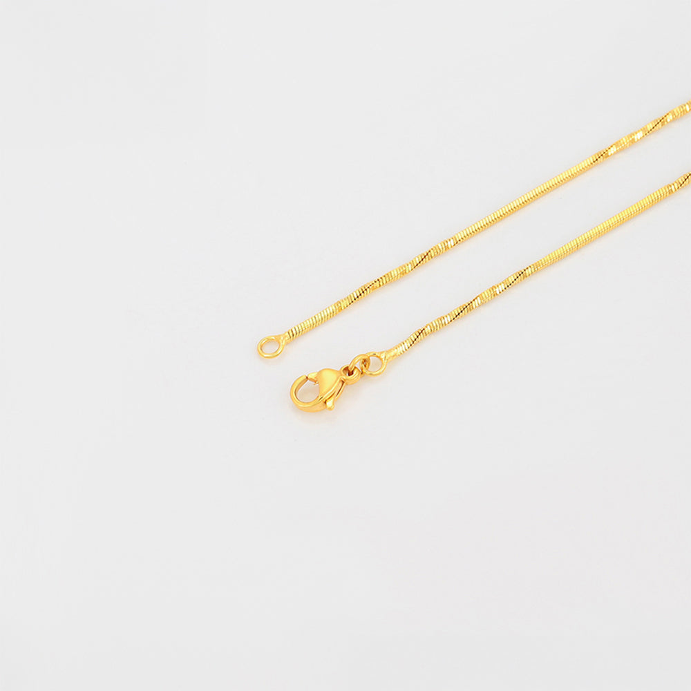 Halskette aus goldplattierter Legierung