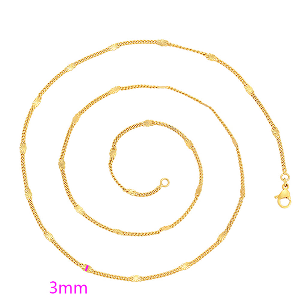 Halskette aus goldplattierter Legierung