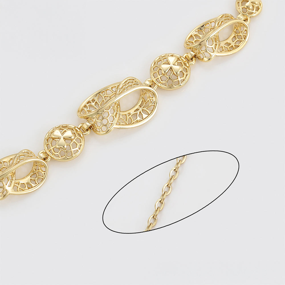 Armband aus goldplattiertesr Legierung 5