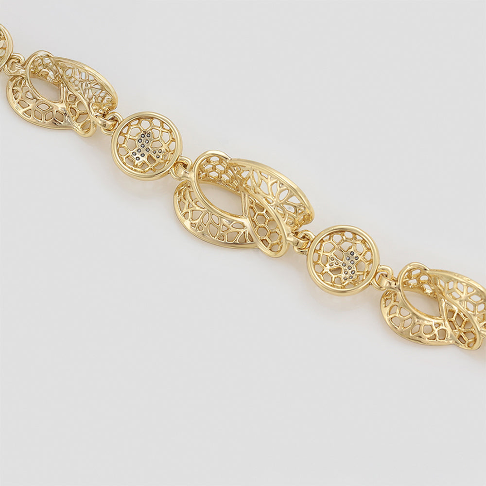 Armband aus goldplattiertesr Legierung