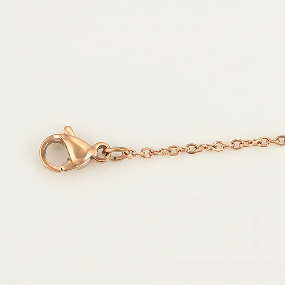 Schmuckgarnitur aus aus goldplattierter Legierung mit rosafarbenem Emporia® Kristall und weißem Emporia® Kristall