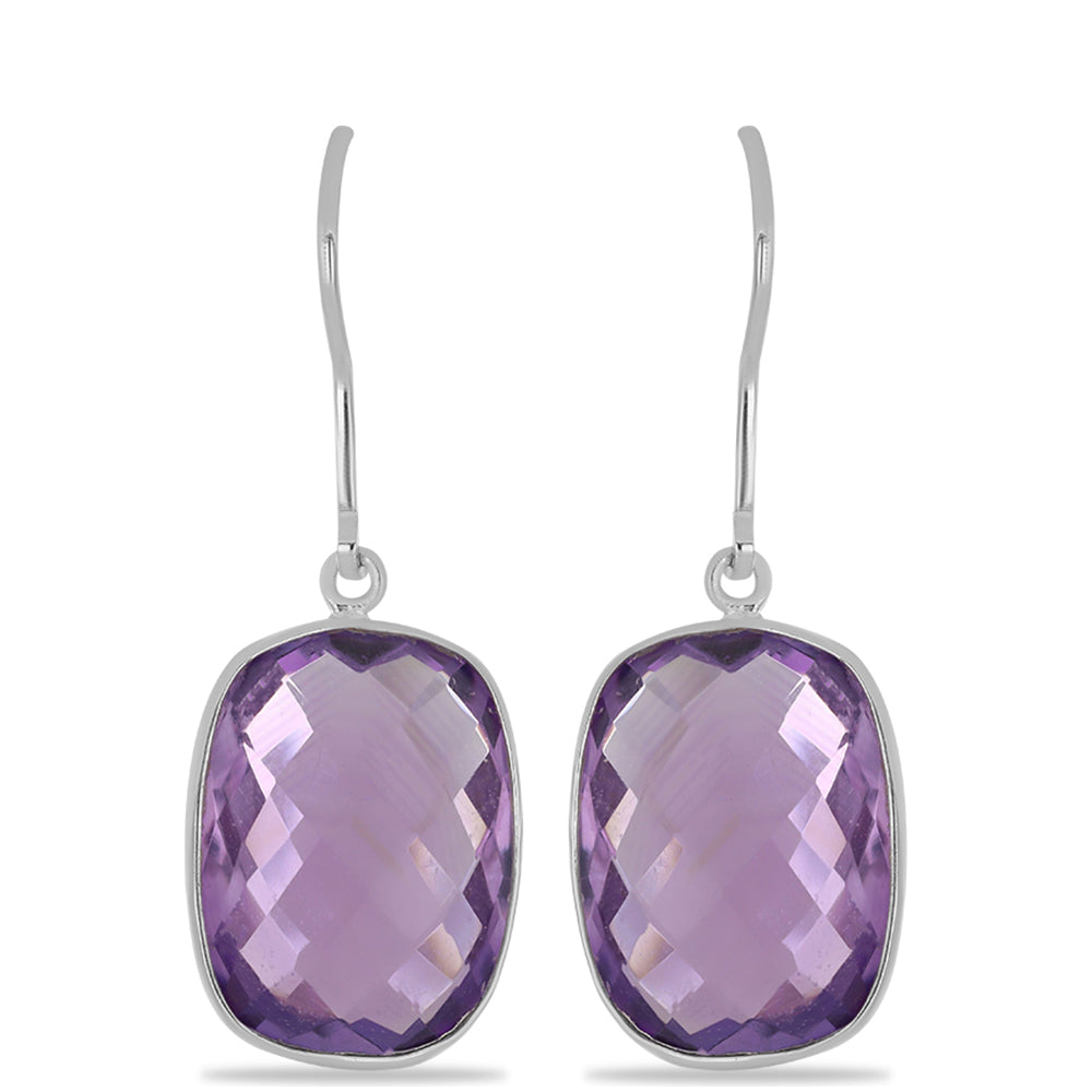 Silberohrringe mit Amethyst aus Vera Cruz