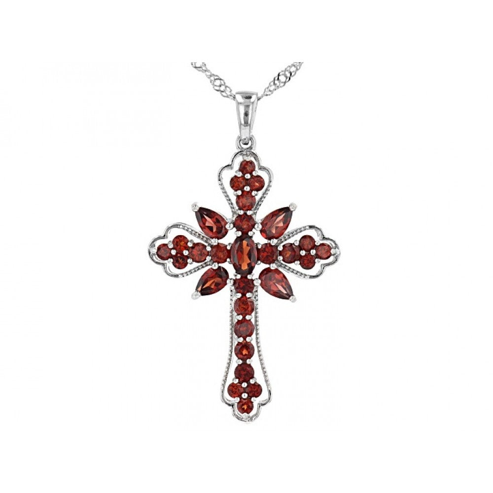 Silberanhänger mit Barton Granat